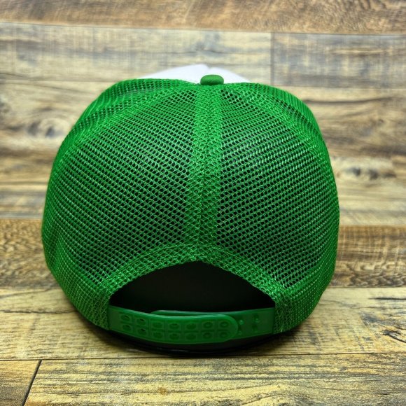 Shakespeare Mens Trucker Hat Green Snapback Fly Fishing Throwback Cap - Picture 5 of 8